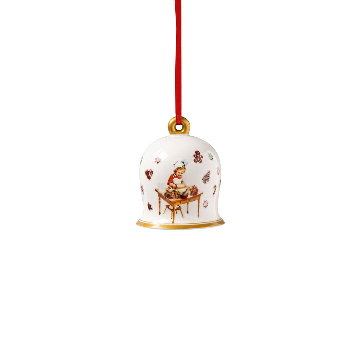 VILLEROY & BOCH Annual Christmas Edition 2023 Campana Campanella 7cm Porcellana