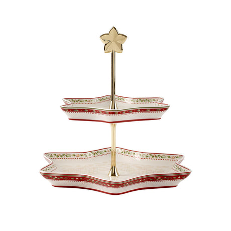 VILLEROY & BOCH Winter Bakery Delight Alzata Etagere 27cm Tavola di Natale