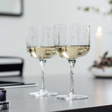 VILLEROY & BOCH Winter Glow Calice da Vino Set 2 Pezzi 270ml Cristallo Tavola di Natale