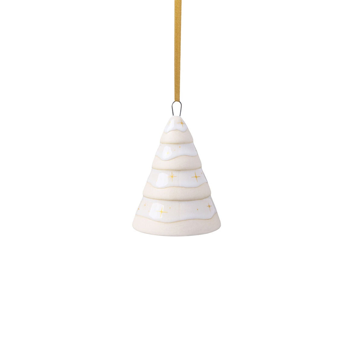 VILLEROY & BOCH Winter Glow Addobbo Appendino Albero di Natale 7,5cm Porcellana