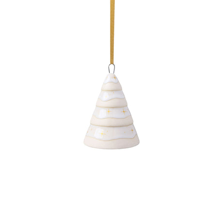 VILLEROY & BOCH Winter Glow Addobbo Appendino Albero di Natale 7,5cm Porcellana