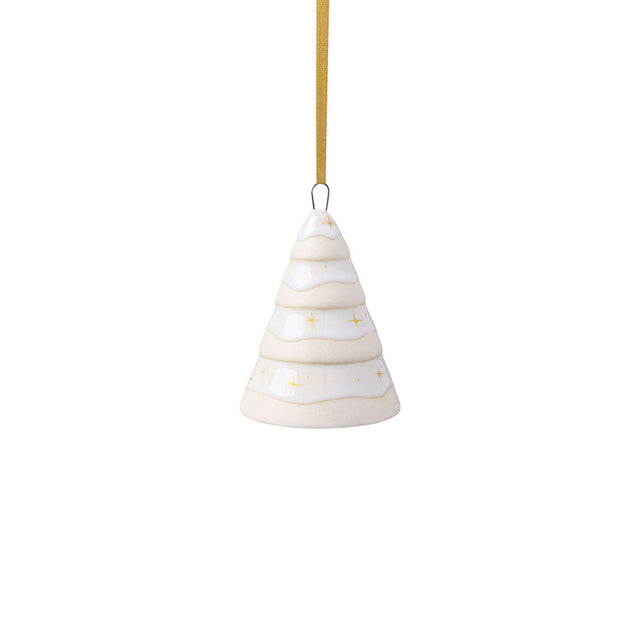 VILLEROY & BOCH Winter Glow Addobbo Appendino Albero di Natale 7,5cm Porcellana