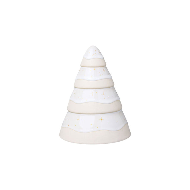 VILLEROY & BOCH Winter Glow Albero di Natale Decorazione Natalizia 14cm Porcellana
