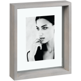 MASCAGNI CASA Cornice Portafoto 21x26cm Foto 10x15cm Legno Grigio