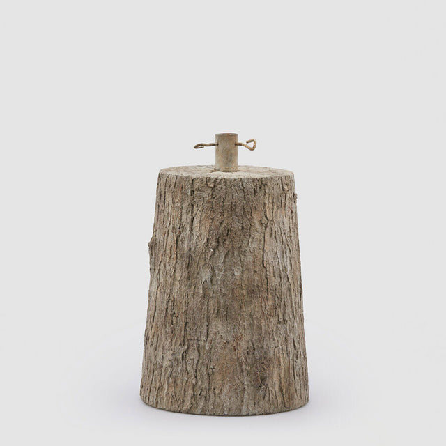 EDG Base Tronco per Pino Albero di Natale Realistico Naturale H43cm 32cm