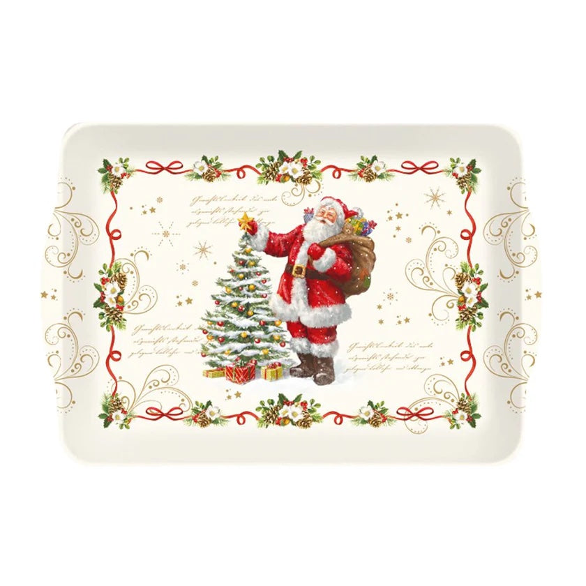 EASY LIFE Magic Christmas Vassoio con Manici 33x22cm Melamina Tavola di Natale