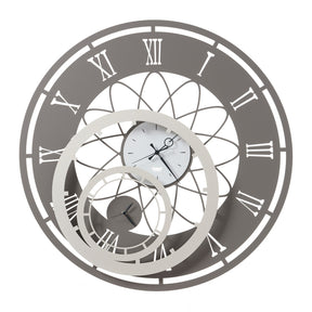 Orologio da parete Butterfly Flowers Arti e Mestieri in metallo 40cm