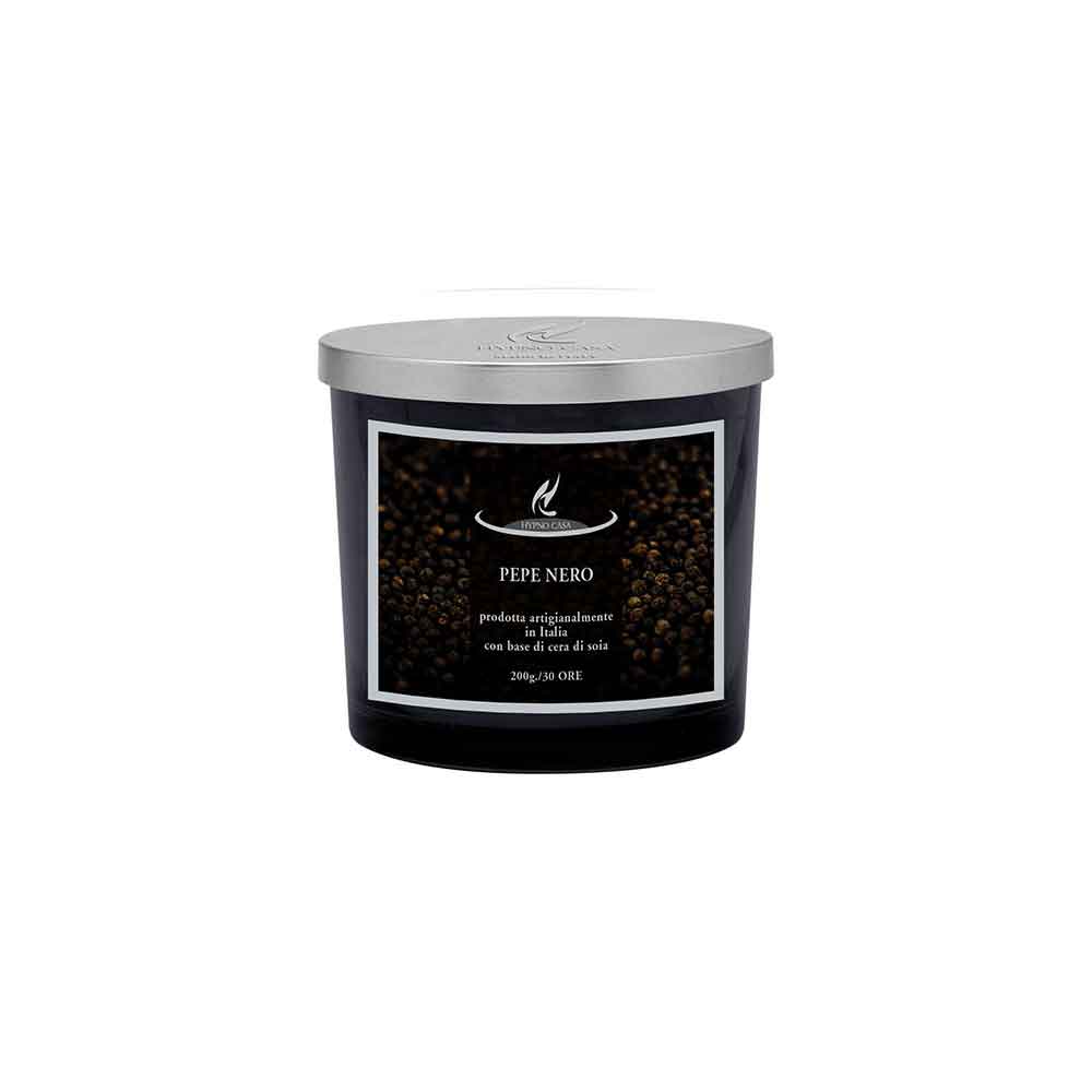 HYPNO CASA CHIC Candela Profumata 200gr Pepe Nero