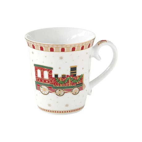 EASY LIFE Polar Express Tazza MUG 275ml Porcellana Tavola di Natale