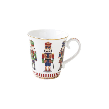 EASY LIFE Nutcracker Schiaccianoci Soldatino Tazza MUG 275ml Porcellana Tavola di Natale