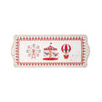 EASY LIFE Christmas Wonderland Vassoio 35x15cm Porcellana Tavola di Natale
