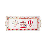 EASY LIFE Christmas Wonderland Vassoio 35x15cm Porcellana Tavola di Natale
