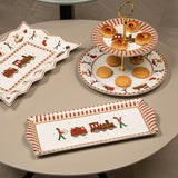 EASY LIFE Polar Express Tray 35x15cm Porcelain Christmas Table