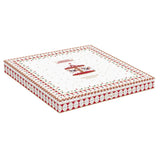 EASY LIFE Christmas Wonderland Piatto Torta con Paletta 32cm Porcellana Tavola di Natale