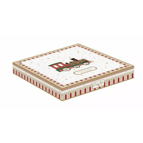 EASY LIFE Polar Express Ciotola Coppa a Stella D15cm H5cm Porcellana Tavola di Natale