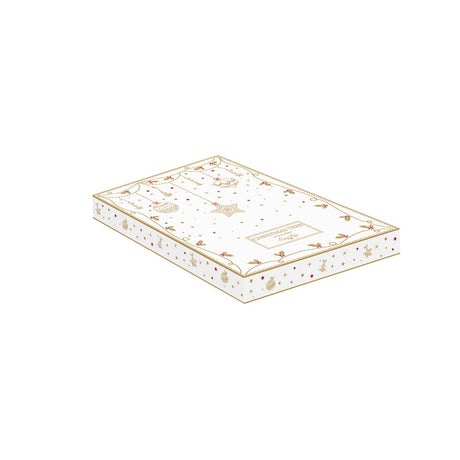 EASY LIFE Christmas Lights Piatto a Forma Abete 21x16cm Porcellana Tavola di Natale