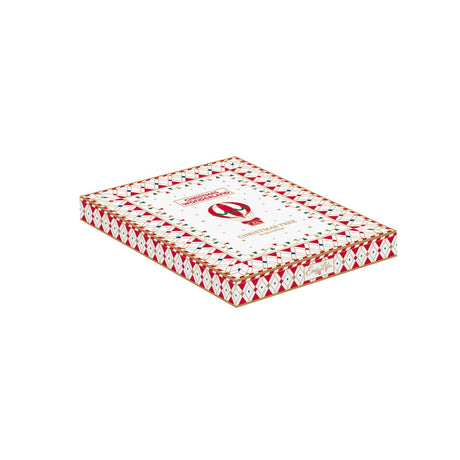 EASY LIFE Christmas Wonderland Piatto a Forma Abete 21x16cm Porcellana Tavola di Natale