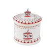 EASY LIFE Christmas Wonderland Biscottiera D14cm H16,5cm Porcellana Tavola di Natale