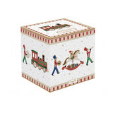 EASY LIFE Polar Express Biscottiera D14cm H16,5cm Porcellana Tavola di Natale
