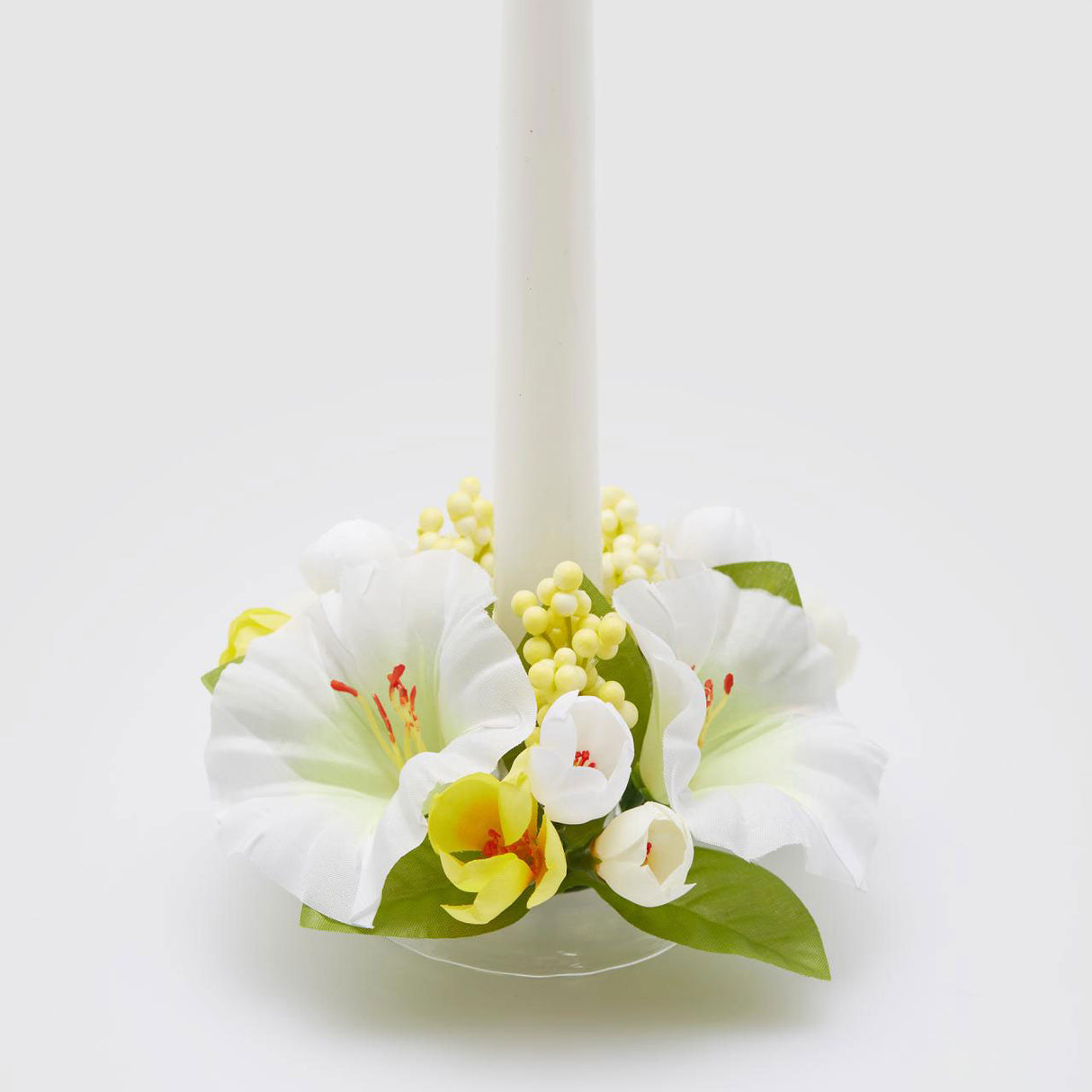 EDG Enzo De Gasperi Crown Petunia Candle 16cm White