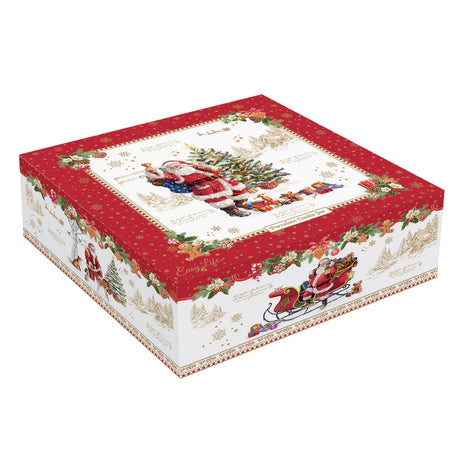EASY LIFE Christmas Memories Biscottiera Forma Stella D22cm H13cm Porcellana