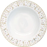 EASY LIFE Christmas Lights Table Service Plates Set 18 Pieces Porcelain Christmas Table