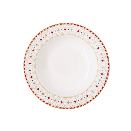 EASY LIFE Christmas Wonderland Servizio Tavola Piatti Set 18 Pezzi Porcellana Tavola di Natale