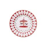 EASY LIFE Christmas Wonderland Servizio Tavola Piatti Set 18 Pezzi Porcellana Tavola di Natale
