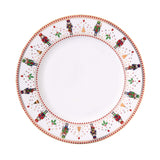 EASY LIFE Nutcracker Schiaccianoci Servizio Tavola Piatti Set 18 Pezzi Porcellana Tavola di Natale