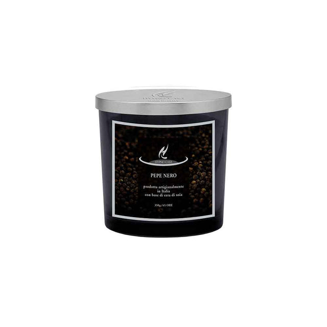 HYPNO CASA CHIC Candela Profumata 350gr Pepe Nero