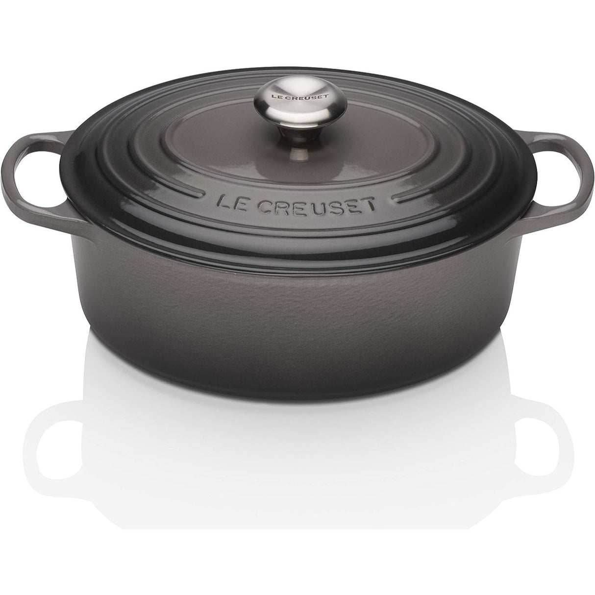 LE CREUSET Cocotte Ovale Evolution 29cm Flint Ghisa Vetrificata