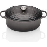 LE CREUSET Cocotte Ovale Evolution 29cm Flint Ghisa Vetrificata