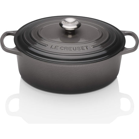 LE CREUSET Cocotte Ovale Evolution 29cm Flint Ghisa Vetrificata