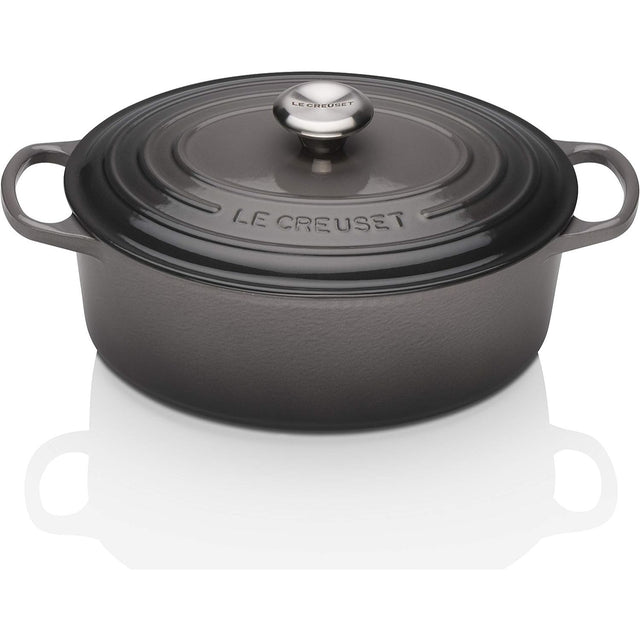 LE CREUSET Cocotte Ovale Evolution 29cm Flint Ghisa Vetrificata
