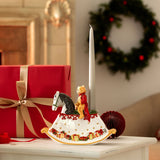 VILLEROY & BOCH Christmas Toys Cavallo a Dondolo 22x17cm Porcellana Decorazione di Natale