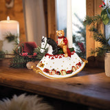VILLEROY & BOCH Christmas Toys Cavallo a Dondolo 22x17cm Porcellana Decorazione di Natale
