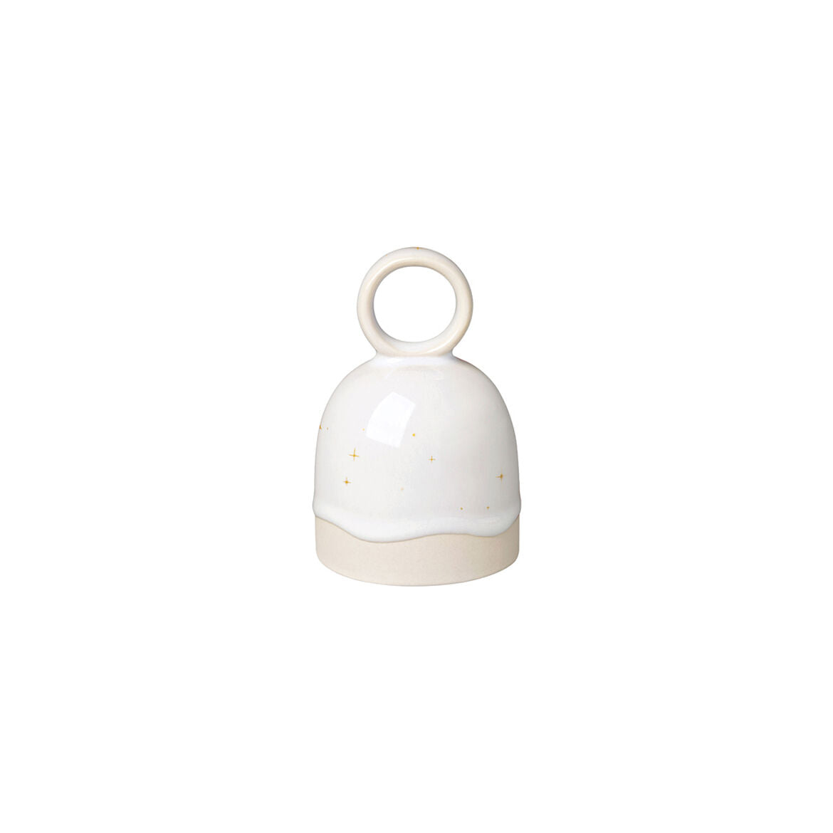 VILLEROY & BOCH Winter Glow Campana Campanella 10cm Porcellana Decorazione Natalizia