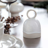 VILLEROY & BOCH Winter Glow Campana Campanella 10cm Porcellana Decorazione Natalizia