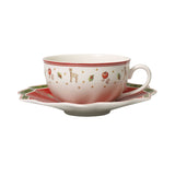 VILLEROY & BOCH Toy's Delight Tazza Caffelatte 300ml con Piattino 19cm Tavola Natalizia