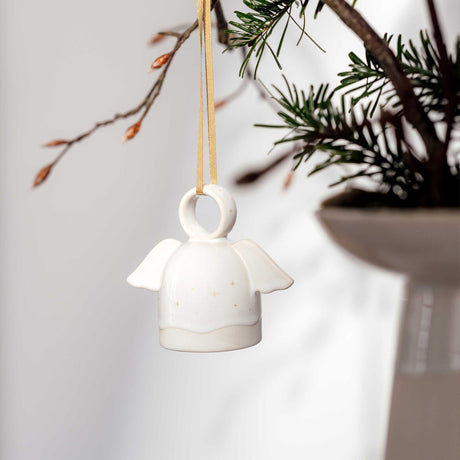VILLEROY & BOCH Winter Glow Addobbo Appendino Angelo 7,5cm Porcellana