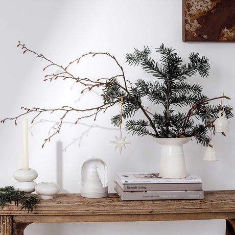 VILLEROY & BOCH Winter Glow Addobbo Appendino Angelo 7,5cm Porcellana