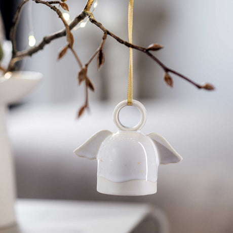 VILLEROY & BOCH Winter Glow Addobbo Appendino Angelo 7,5cm Porcellana