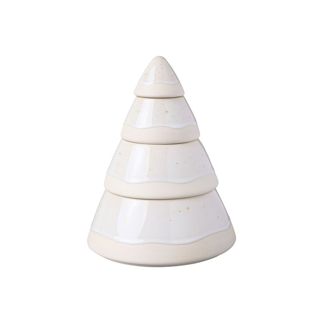 VILLEROY & BOCH Winter Glow Scatola Biscottiera Albero 18cm Porcellana