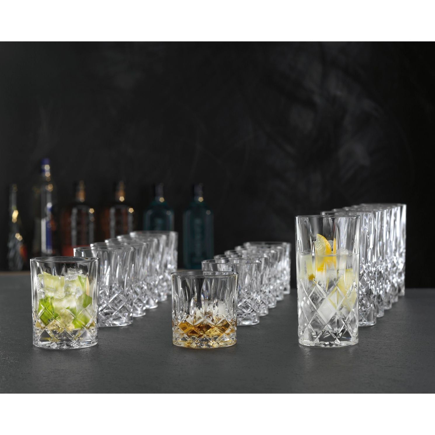 NACHTMANN Noblesse Set 18 Pezzi Bicchiere Long Drink Whisky Sof Cristallo