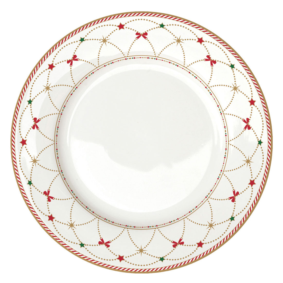 EASY LIFE Nutcracker Twist Schiaccianoci Servizio Tavola Piatti Set 18 Pezzi Porcellana Tavola di Natale