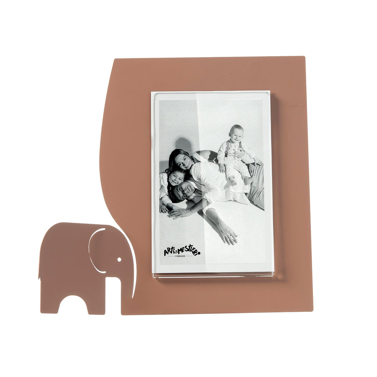 ARTI & MESTIERI Portafoto Elefantino Piccolo Mocha Mousse 23,5x21,5cm