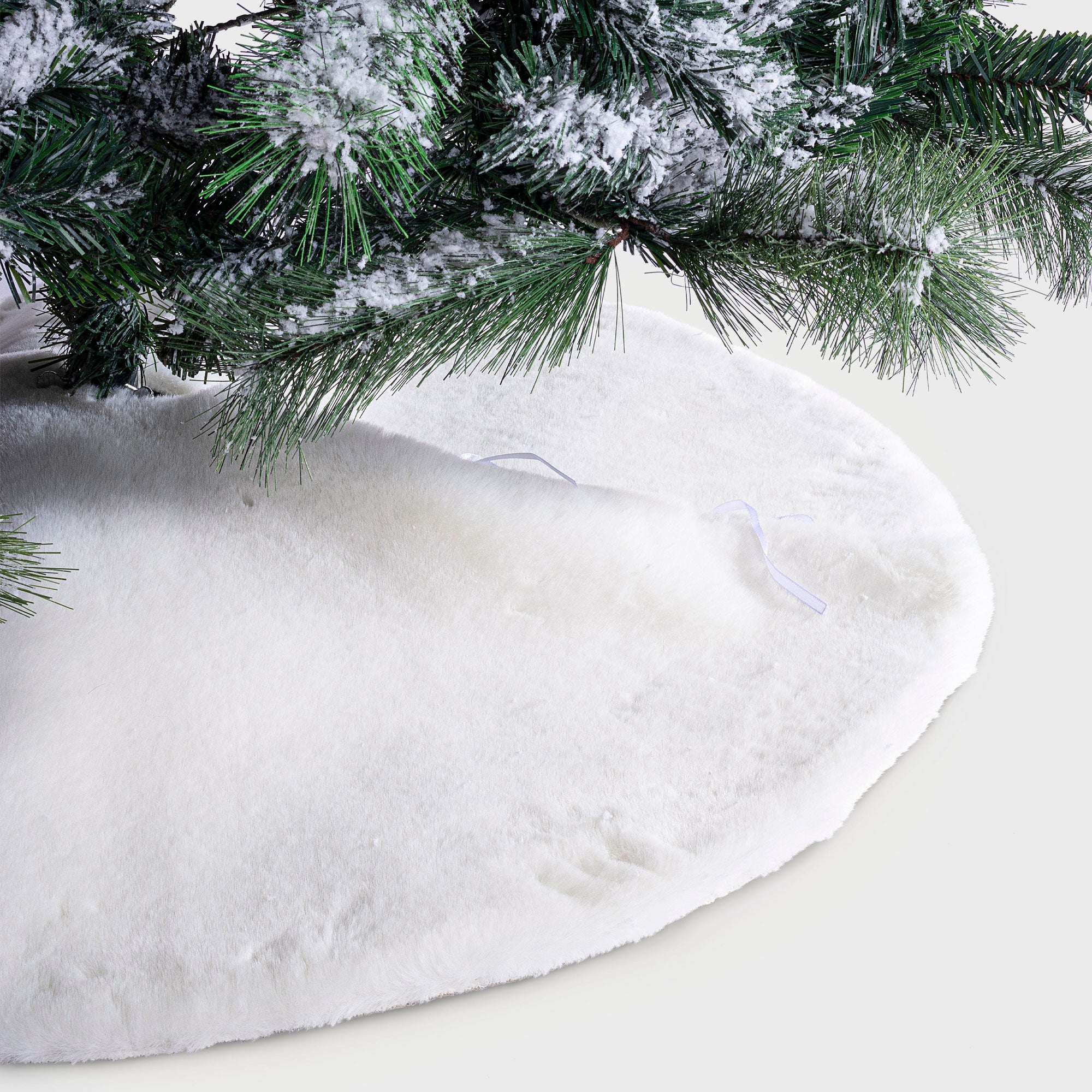 BIZZOTTO Copribase per Albero di Natale 90cm Bianco