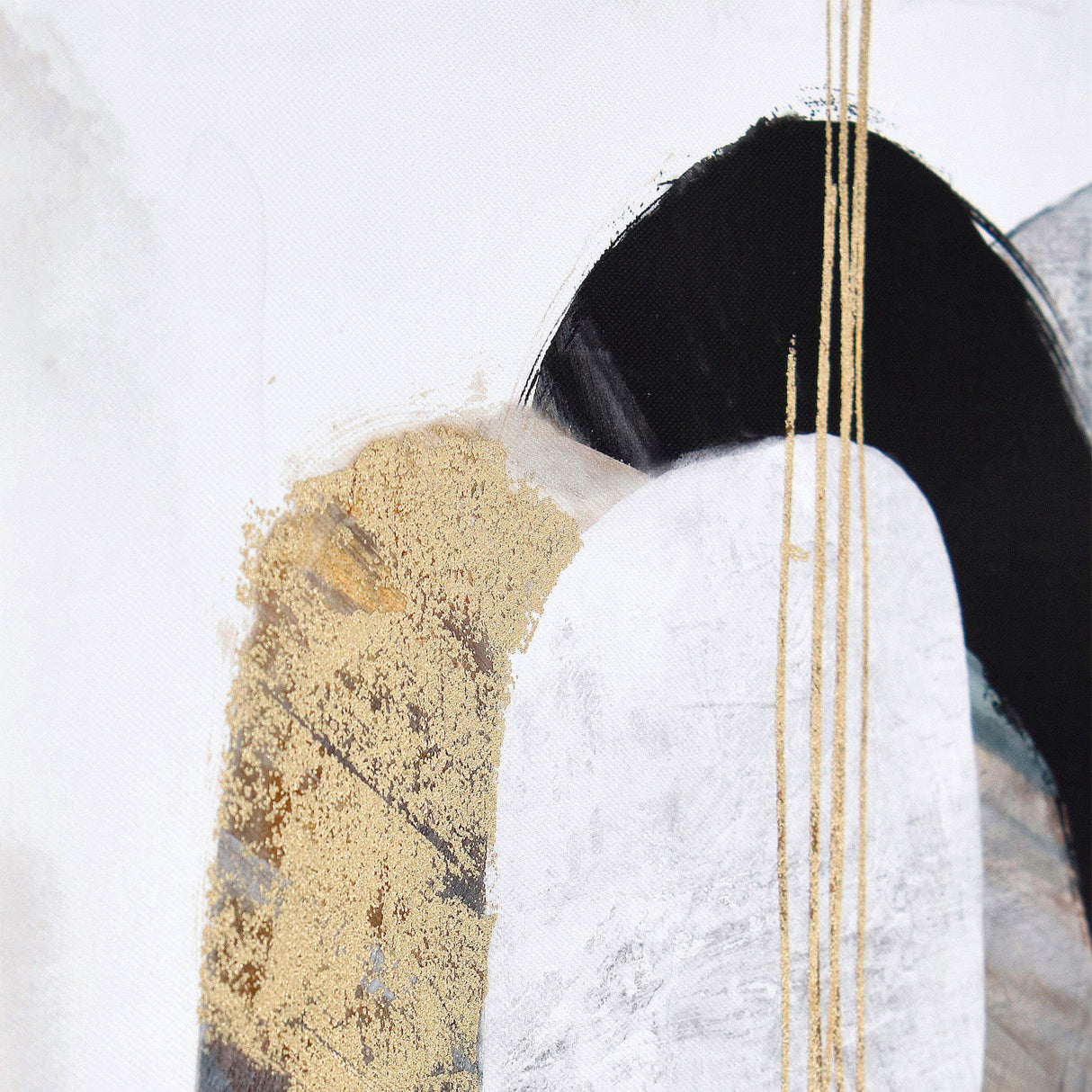 BIZZOTTO Framework Painting Print on Canvas Sketch 50x50cm Pine Wood