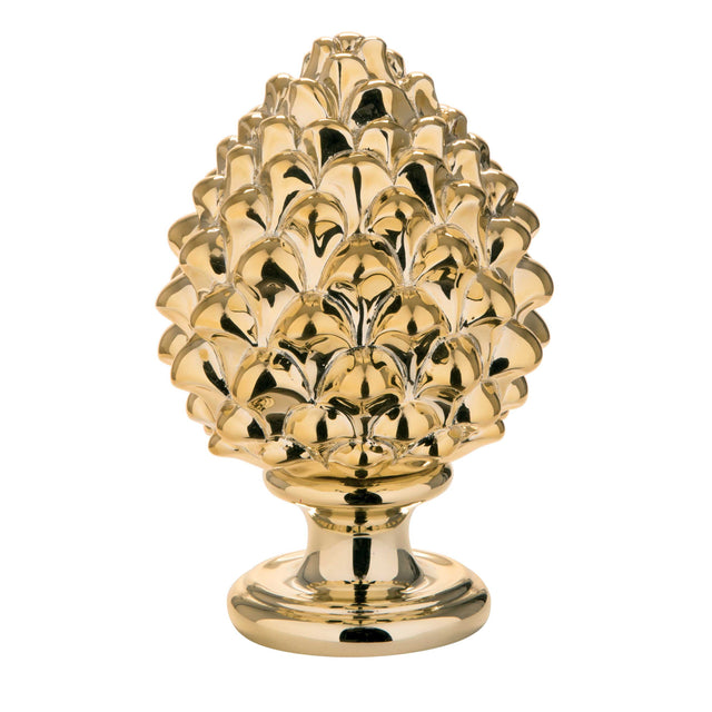 BONGELLI PREZIOSI Pigna Siciliana Portafortuna Oro 12,5cm Marmorino