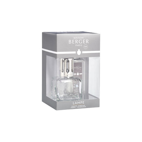 LAMPE BERGER Lampada Catalitica Glacon Trasparente con Flacone 250ml Neutro Essenziale